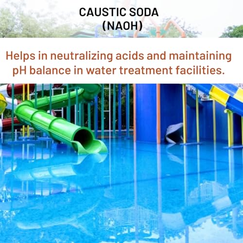 Image of Pratha LYE SODIUM HYDROXIDE (NaOH) WHITE FLAKES BIS : 9831 Caustic soda for soap making, Lye for soap making Make You Own Safe Natural Handmade Cold & Hot Processed Soaps 400gm