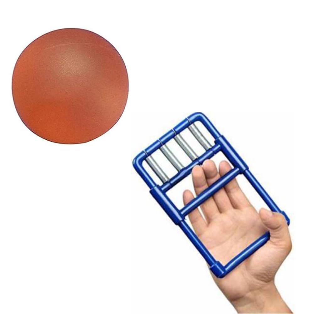 Zyanetic Physiotherapy Finger Exerciser and Silicone Gel Exercise Ball for Stress Relief, Hand Grip Fitness - Combo (B0CT5Z7WBT) Amazon Price History, Amazon Price Tracker