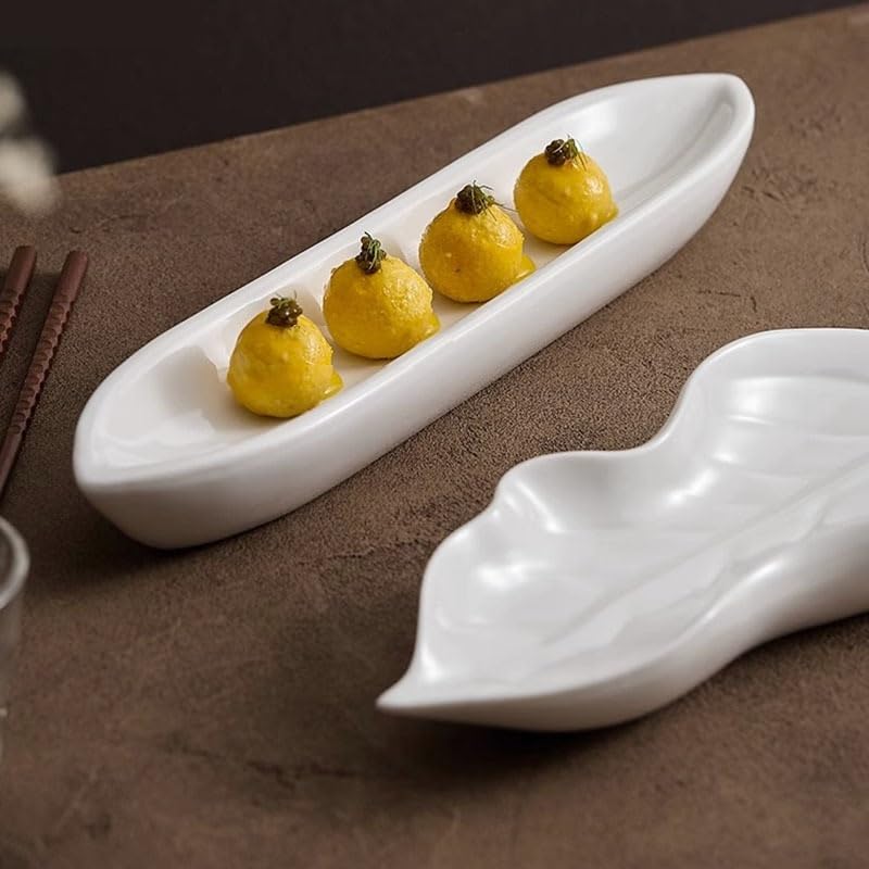Forniture Per Feste Piatto da pranzo in ceramica irregolare creativo Piatto da sushi Piatto da dessert Piatti da snack Piatti da sashimi Piatto da tavola for ristorante Piatti Della Festa (Color : B