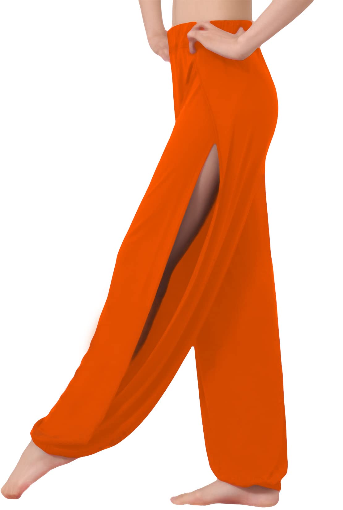 Hoerev Pantaloni Spaccati Morbidi per Le Donne Pantaloni Yoga Danza Harem Yoga Pilates