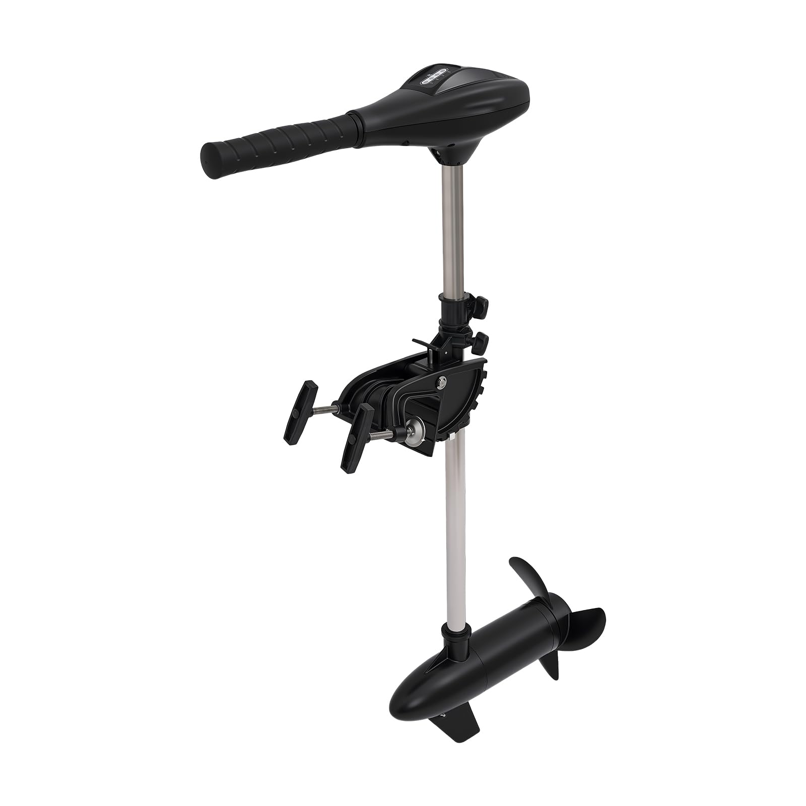 Motor fueraborda eléctrico de 18 kg – Motor fueraborda eléctrico 408 W – Motor de barco de 12 V de cobre puro con 5 marchas adelante y 3 marchas atrás, indicador de batería en tiempo real