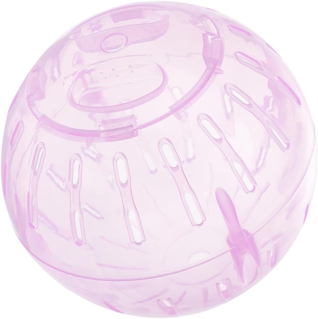 Clear Plastic Hamster Running Exercise Ball with Seamless Design for Small Dwarf Hamsters Safe Foot-Jamming Fitness for Home and Pet Shops