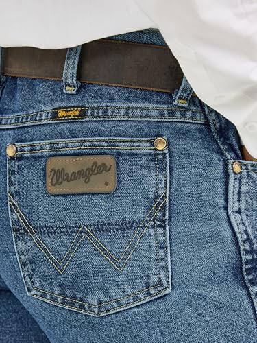 Wrangler Herren Jeans George Strait Cowboy Cut Slim Fit, Dark Stone, 36W / 30L – Ansicht 5