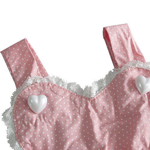 Baby Girl Romper Newborn Romper Photography Ruffle Butt Romper Baby Bodysuit Sleeveless Lace Outfit Photoshoot Onesies Outfit Party Infant Jumpsuit Summer Sunsuit Heart Pink Boutique Clothes #TOP2