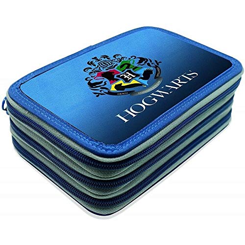 Harry Potter: Estuche escolar con 3 cremalleras