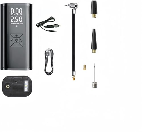 Inflador de neumáticos, compresor de aire portátil, bomba de aire portátil para neumáticos de automóvil, bomba de aire eléctrica de 150 PSI con