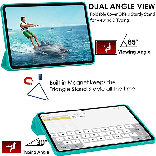 Image of DuraSafe Cases iPad PRO 10.5 Inch 2017 Air 10.5 3rd Generation 2019 [ Air 3 ] MQF12HN /A MQEY2HN /A MQF22HN /A MQF02HN /A Protective Durable Shock Proof Supportive Magnetic Dual Angle Stand Cover - Green