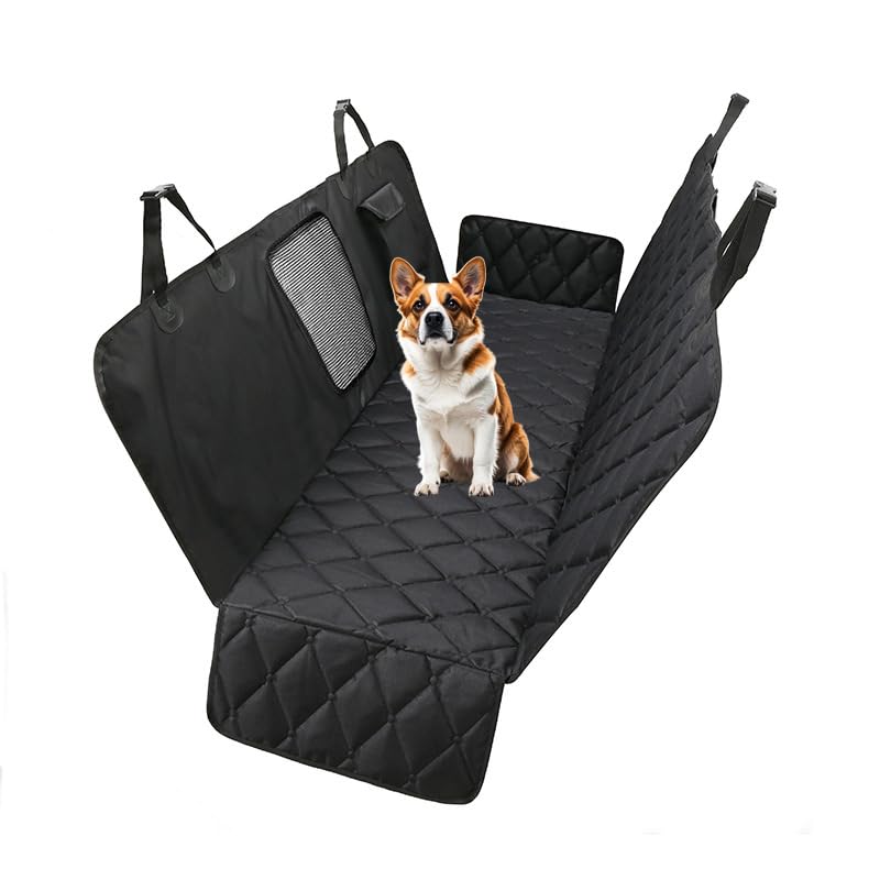 Housse De Protection Banquette Arrière Pour Chien - Compatible Mini Cooper F55 F56 F57 (2015-2023) - Fenêtre De Visualisation