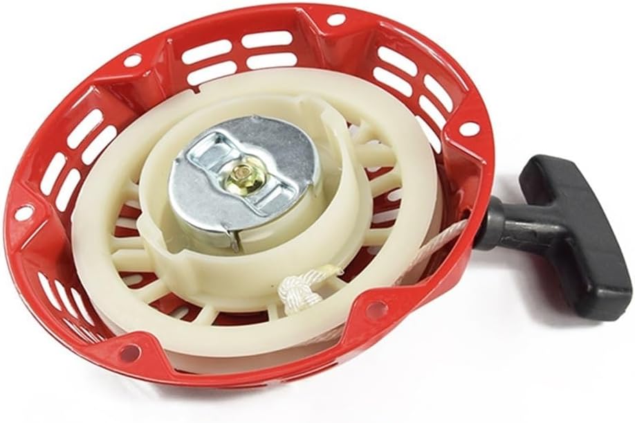 Lawn Mower Engine Rewind Pull Starter with Manual Generator Pull Start Assembly Fit for GX160 GX200 5.5HP 6.5HP