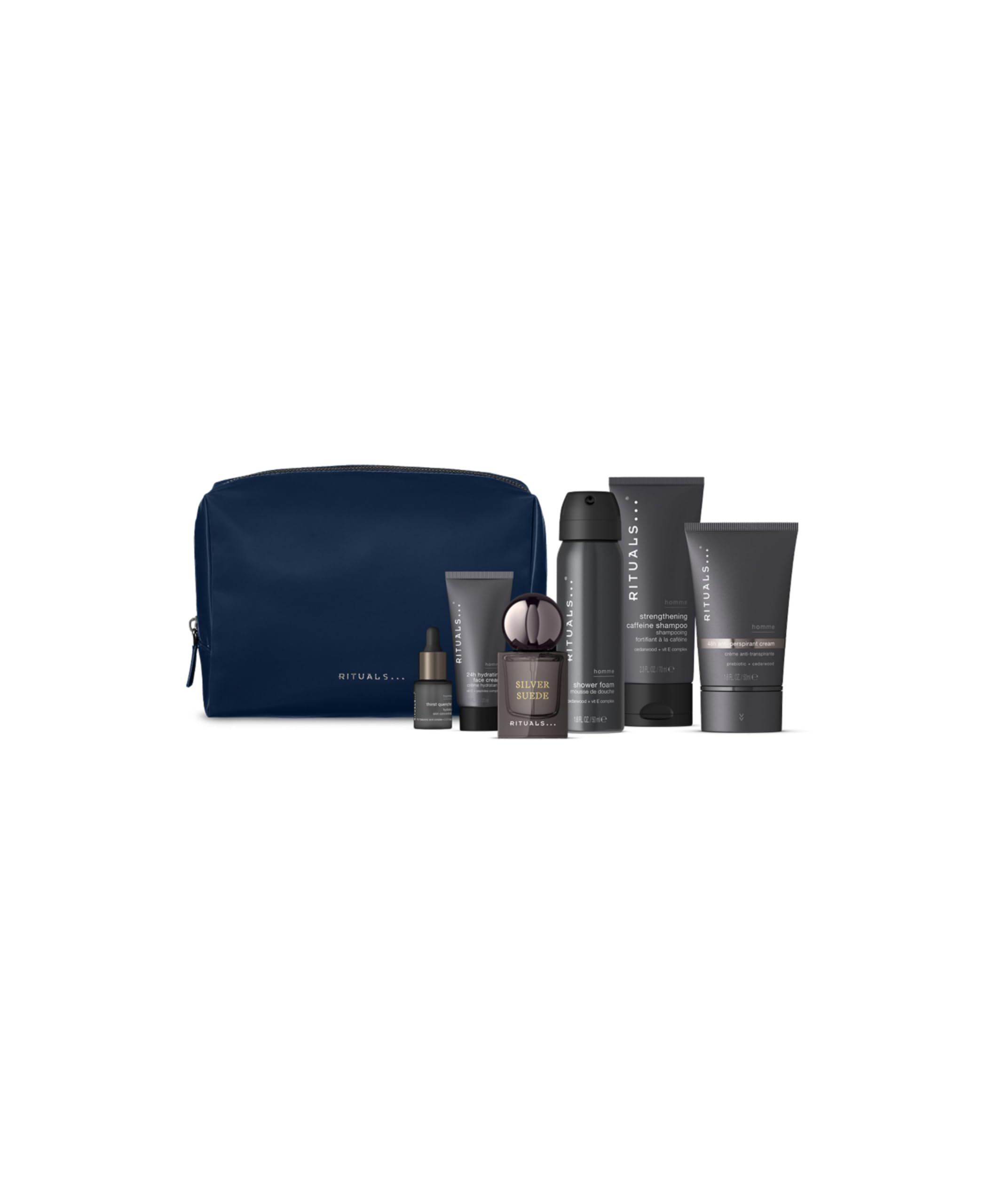 Rituals Homme Set Regalo Grande, Cuidado Facial Corporal y Cabello