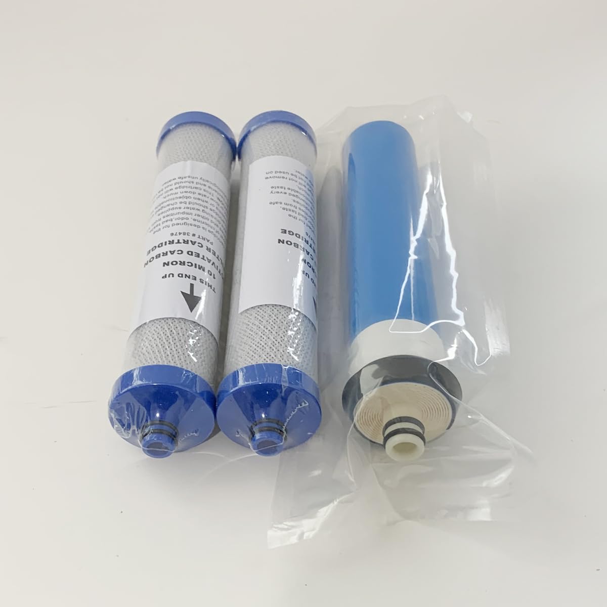 Juego de filtros de repuesto con membrana compatible con sistema de ósmosis inversa WHER12 y WHER18