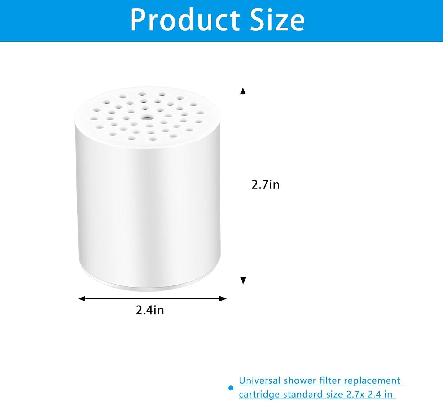 4 Pack 22 Stage Shower Filter Replacement, Universal Shower Filter Removes Heavy Metals, Compatible with Similar Designs
