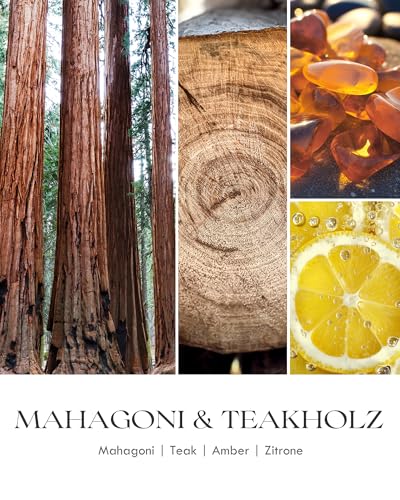 AOOVOO Scented Candles for Men - Large Mahogany & Teakwood Candles for Home Scented | Crackling Wood Wick Soy Candle | Strong Fragranced Masculine Black Candle Gift for Women & Men, 22oz - Image 5