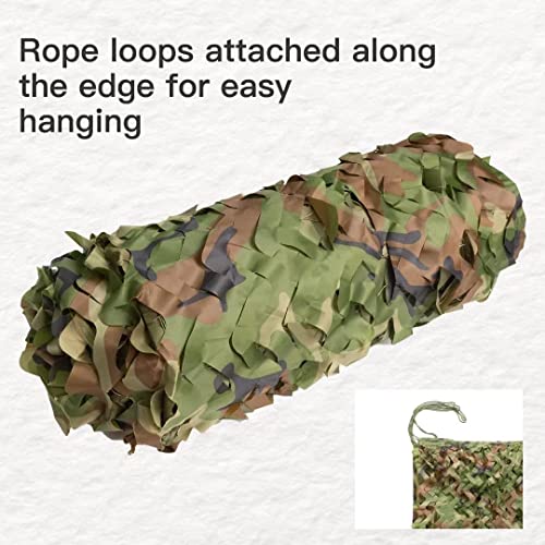 Loogu Camouflage Netting, Camo Net Hunting Blind Great For Sunshade Camping Shooting Hunting Etc. (150D Polyester, 6.5X10Ft) #TOP1