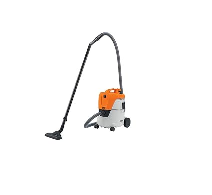 Stihl Plastic Electric Wet and Dry Vacuum Cleaner (SE 62, White and Orange)