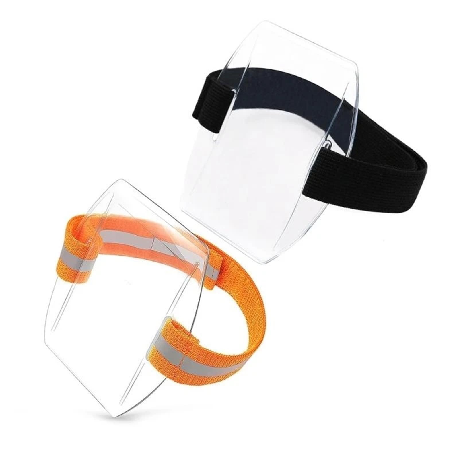 Etui na identyfikator ramię 40 szt. Opaska z regulowanym paskiem odblaskowym do pracy w biurze(For Orange Color)