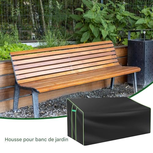 Housse de banc extérieur imperméable avec ventilation pour jardin - 4