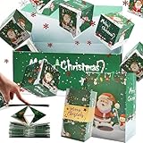 25 Stück Überraschungs-Geschenk-Box, Explosion für Geld, Weihnachts-Explosions-Geschenk-Box, Pop-Up-Geldgeschenkboxen für Weihnachten, Geburtstag, Valentinstag, Jahrestag (Grün)