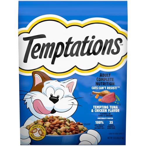 GYCO Adult Dry Cat Food Tempting Tuna & Chicken Flavor 13.5 Lb Bag - Made with Protein That Helps Support Strong and Healthy Muscles.