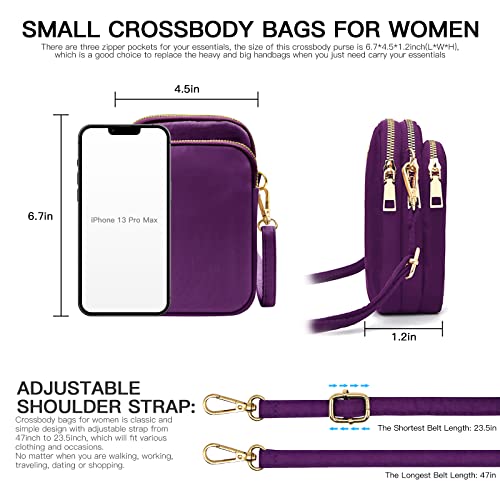 Image of YINHEXI Small Crossbody Bags for Women, Mini Cell Phone Wallet Purse, Shoulder Bag for Women and Men