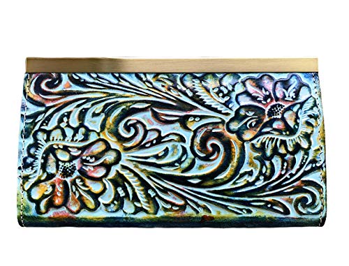 Patricia Nash Cauchy Multi Turquoise Wallet2