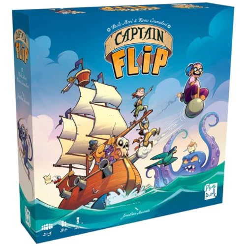 Captain Flip - Jeu de Société - De 2 à 5 Joueurs - A partir de 8 Ans - Version Française