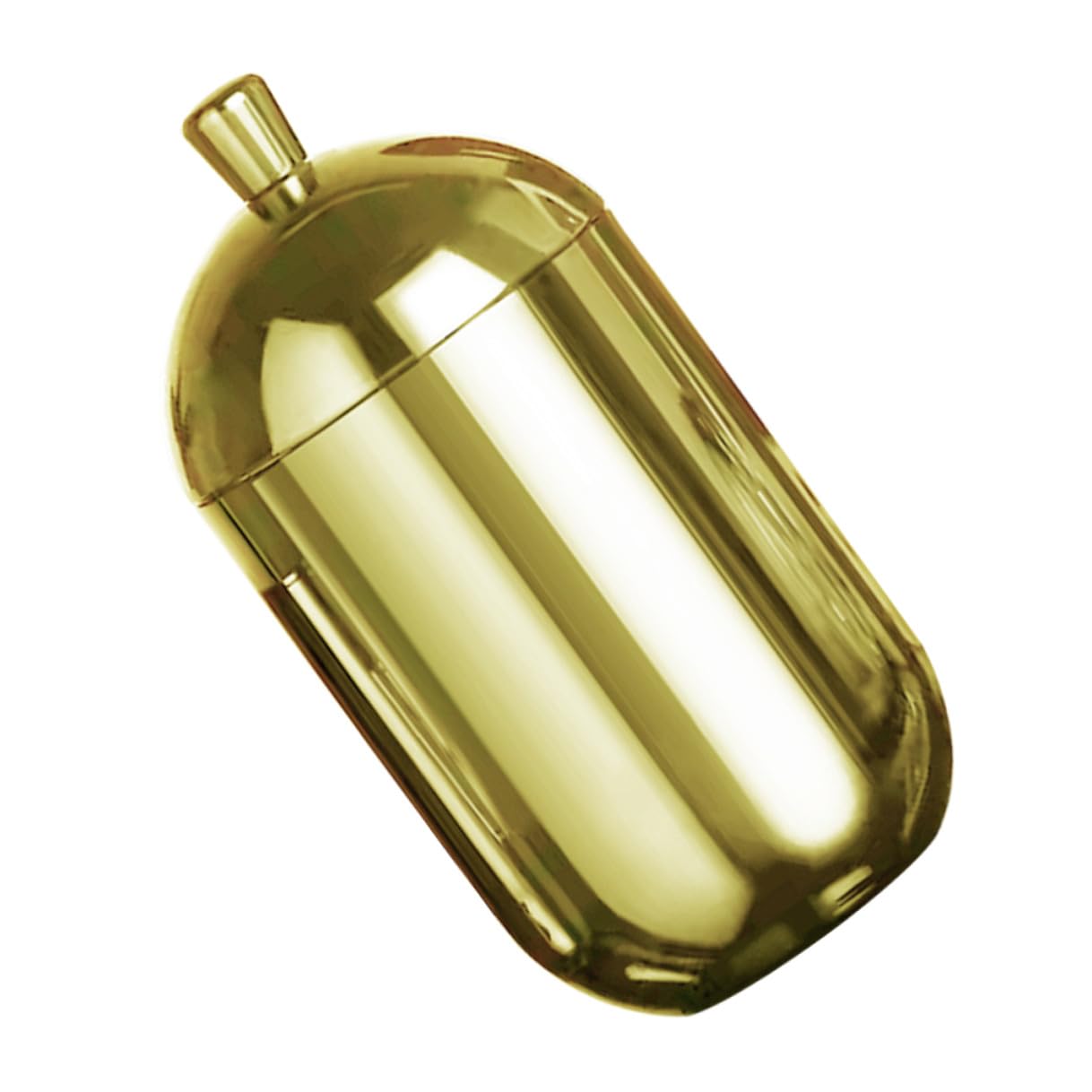 Veemoon Botella Difusora Recargable de Acero Inoxidable Dorado con Tapa Elegante para Aromaterapia y Decoración de Hogar y Oficina
