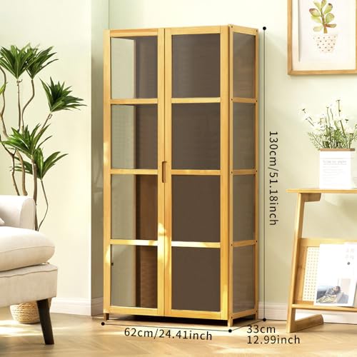 Vitrina con puertas protectoras para evitar el polvo en libros y trofeos 3