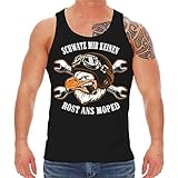 Langlebiges und qualitativ hochwertiges Trägershirt mit hoher Grammatur - Kein dünner Stoff