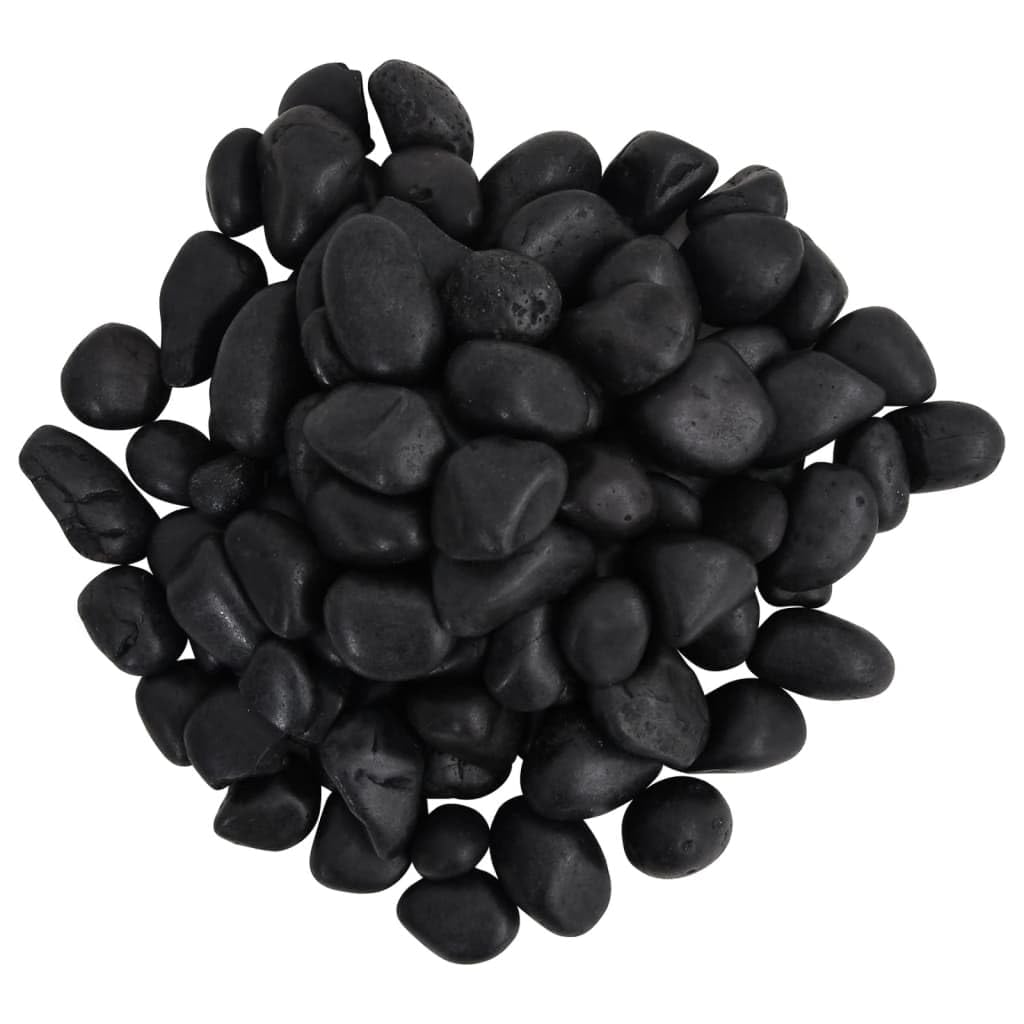 Piedras pulidas negras 2-5 cm 10 kg para decoración de acuario, plantas, cueva y bagre, piedras naturales para cuencas de agua dulce, accesorios de terrario, arrecife y plantas artificiales