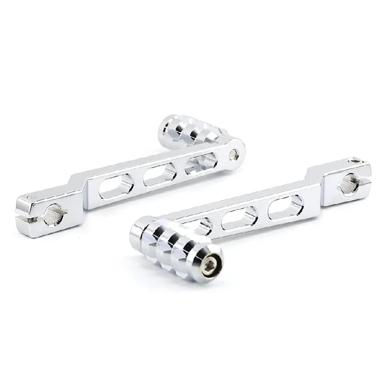 Syc27qp Silver Shift Pedal Lever Motorcycle Motorcycle Heel Toe Shift Levers Shifter Pegs For Road Glide Street Trike Fl For Softail For Touring Motorcycle Gear Accessories