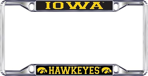 Vista 27 de Marco de matrícula de la NCAA plateado Alabama Crimson Tide Plata