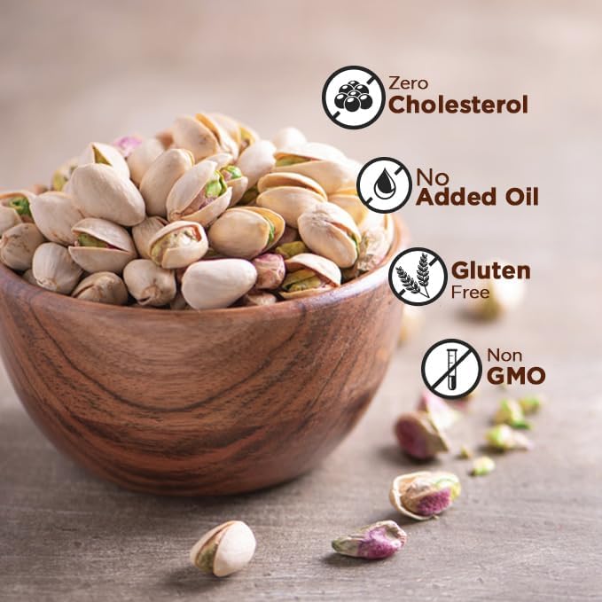 Image of Open Secret Premium Pista | 450g | Pistachio, Healthy Snacks, Pistachios, Dry Fruits, Roasted and Salted Pistachios, Low Calorie Nuts, High in Protein, Gluten Free, Shelled Nuts (Pack of 3)