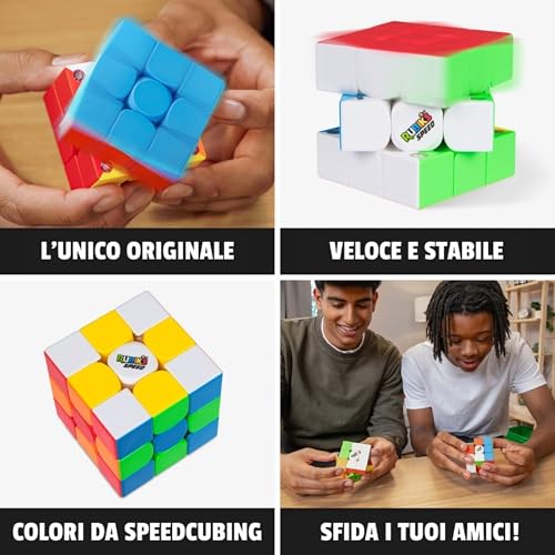 Cubo Rubik's, Cubo Rapido Magnetico 3X3 Per Risoluzioni Velocissime, Giocattolo Tattile E Rompicapo Da Risolvere, Per Adulti E Bambini Dagli 8 Anni In Su - 5