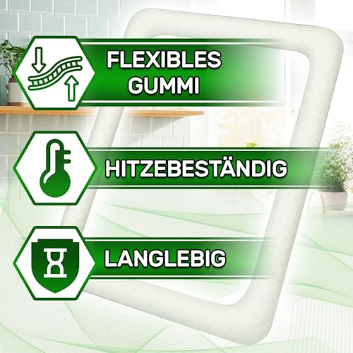 ONIX TECH Dichtung der Abdeckung Backofenlampe 79 x 65 mm mit Originalcode C00286560 482000031752 für Indesit für Whirlpool