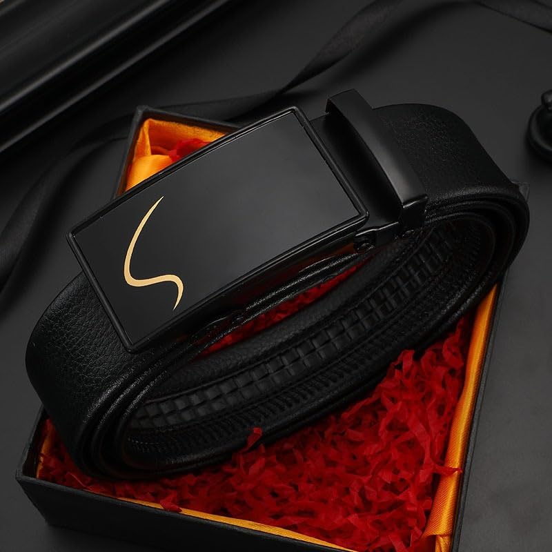 JSEIAJB Automatic Buckle Men's Belt Casual Middle-aged And Young Belt2