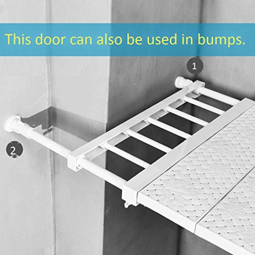 Porte d'escalier de sécurité pour bébé et animaux sans perçage