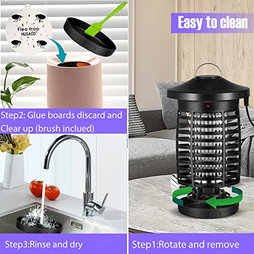 Smart Bug Zapper Indoor Outdoor Flying Insect Trap, Electric Zappers Can Be App Remote And Voice Control, Compatible With Alexa And Google Home #TOP5