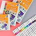 Art and Painting Colorful Acrylic Mark Pen Large Capacity Colorful Waterproof Quick Drying Mark Pen-60 Colors
