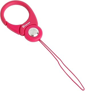 【ハミィ】HandLinker Putto Carabiner ストラップ カラビナリング (ホットピンク)【ハンドリンカー 落下防止 携帯 スマホ カラビナ おしゃれ かわいい】