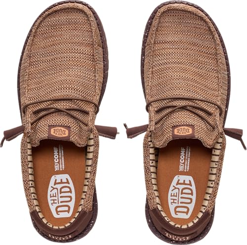 Image of HEYDUDE Men's Wally Stretch Sox Slip-On Loafer, Lightweight, Breathable, with Flex & Fold Outsole