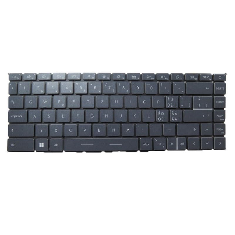 Laptop Backlit Keyboard for MSI Delta 15 MS-15CK A5EFK MS15CK Swiss SW Grey No Frame New
