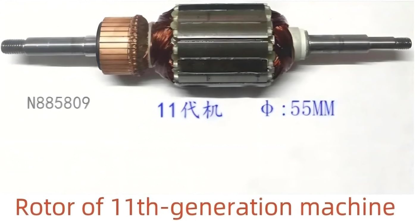 Rotor 5140007-99 N885809 1st And 11th Generation Planer Power Tool Parts Stable Performance，（Compatible For Dewalt，for DW735）(1th generation)