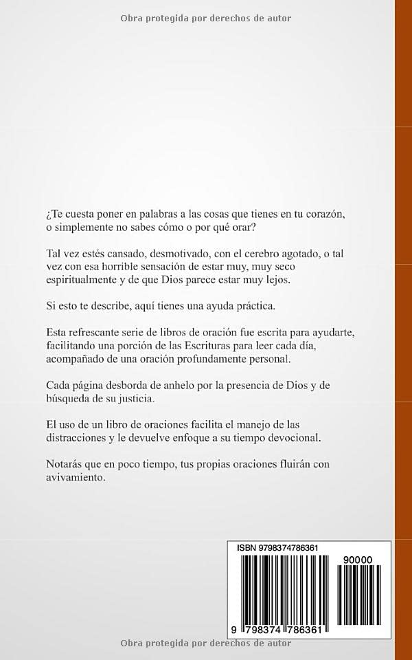 Miniatura 2 de Oraciones Diarias Fortalecidos con poder (Orando a través de Efesios) (Libro de Oraciones Cristianas) (Spanish Edition)