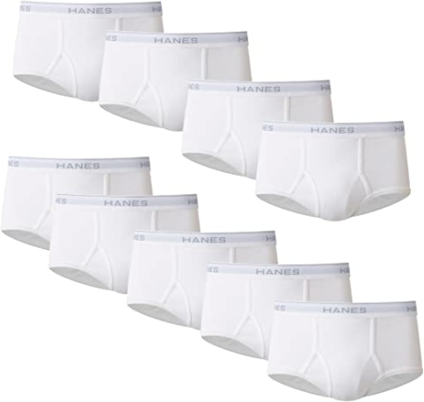 Men's 225209WHTL 9 Briefs, White
