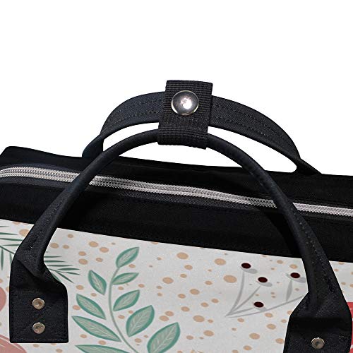 Sac à dos multifonction fleurs pour voyager léger avec bébé - 2