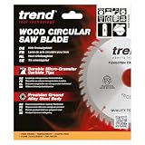 Trend CraftPro Trimming Crosscut TCT Brzeszczot do pił tarczowych, 162 mm x 48 zębów x 20 mm otwór, końcówka z węglika wolframu, CSB/16248
