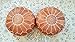 ARTOUARZAZATE Set of 2 Amazing Moroccan Leather Pouf. Leather Pouf Cover, Genuine Goatskin Leather - Bohemian Living Room Decor - Cover ONLY - Stuffing is NOT Included
