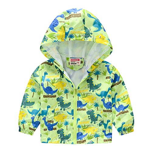 Diliba Baby Boys Jackets With Outwear Coat Zipper Cartoon Dinosaurs For 2-3 Years #TOP15