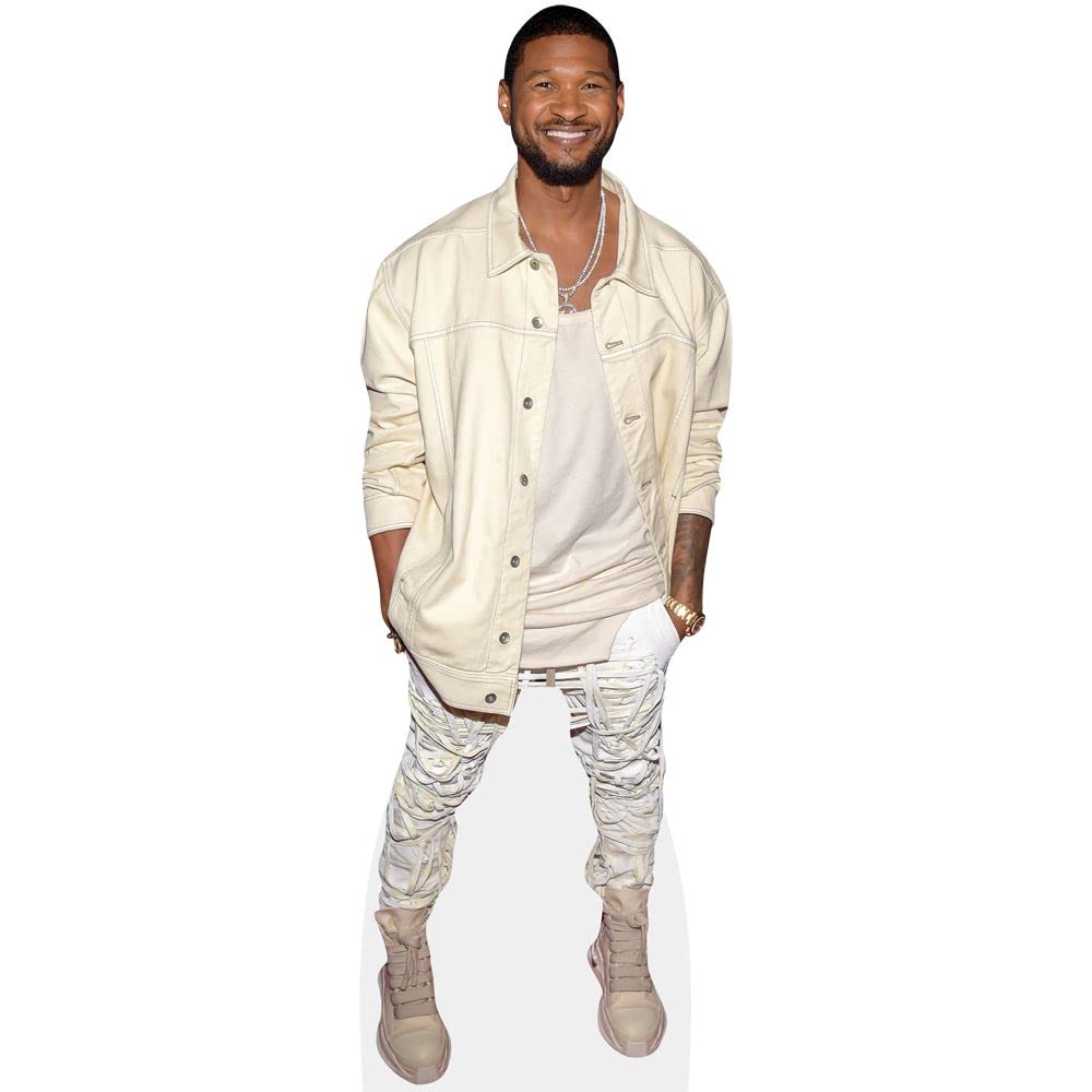 Usher (White Outfit) Mini Size Cutout